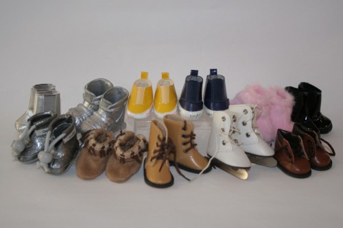 chaussures de poupées, collection, corolle, 