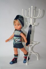 tricot de poupée,corolle,chéries,tennis en cuir